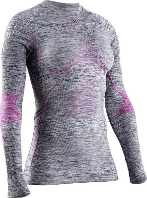 Превью  Термофутболка X-BIONIC Energy Accumulator 4.0 Melange LG SL Wmn Grey Melange/Pink